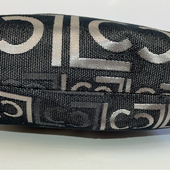 Liz Claiborne Crossbody Black and Silver Purse/Handbag USED. - Picture 5 of 10